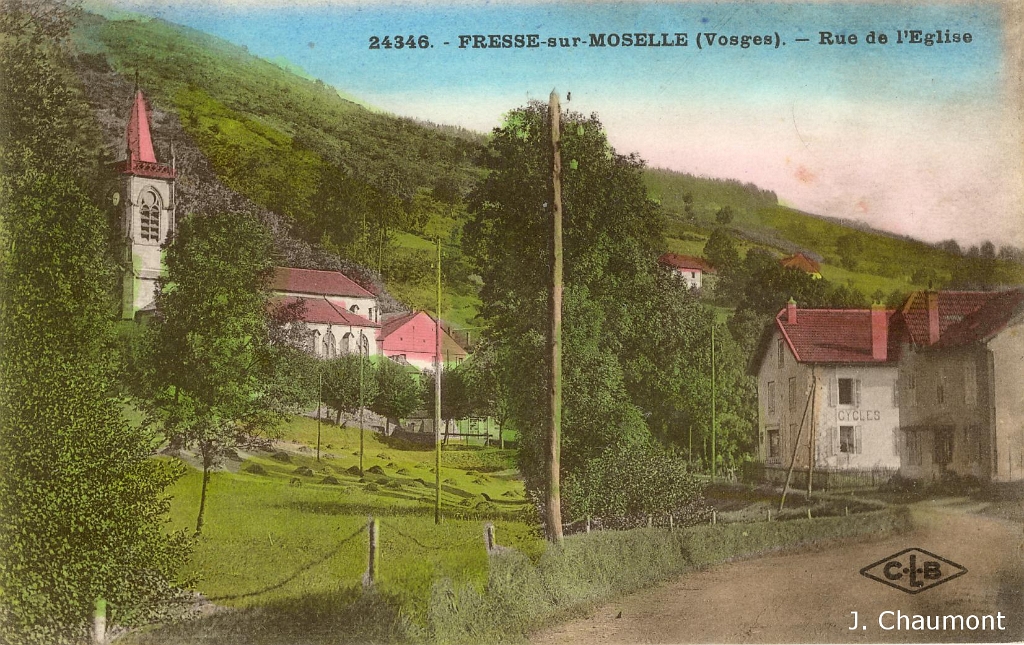 Fresse-sur-Moselle. - Rue de l'Eglise.JPG